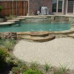 Zen Pool Custom Made with Stepping Stones