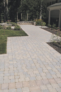 Example of nice long paver patio in northern VA