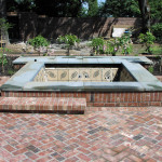 Brick Patio with Jacuzzi On Top
