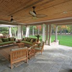 Outdoor living room fit for any size family or group outing.