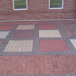 Multi color brick formation