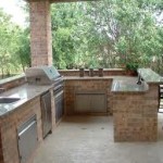 Nice Stone Outdoor Kitchen Work