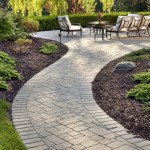 Elegant Brick Patio Walkway