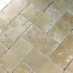Up close of travertine