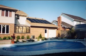 Keep your pool covered while using solar to be even more energy efficient