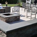 Sitting Wall In Backyard by Pool Fairfax County Northern Va